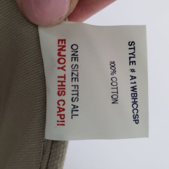 Vintage 1980s Otto Reno Nevada Bear Graphic Adjustable Strap Back Baseball Cap - Picture 4 of 11